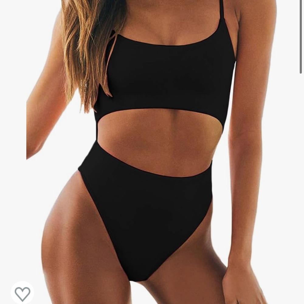 Small black cut out one piece